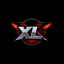 A sleek and modern logo design for a gaming clan featuring the initials 'XL'