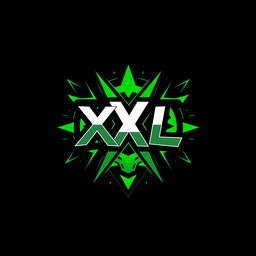 A creative and engaging logo design for a gaming clan featuring the initials 'XL'