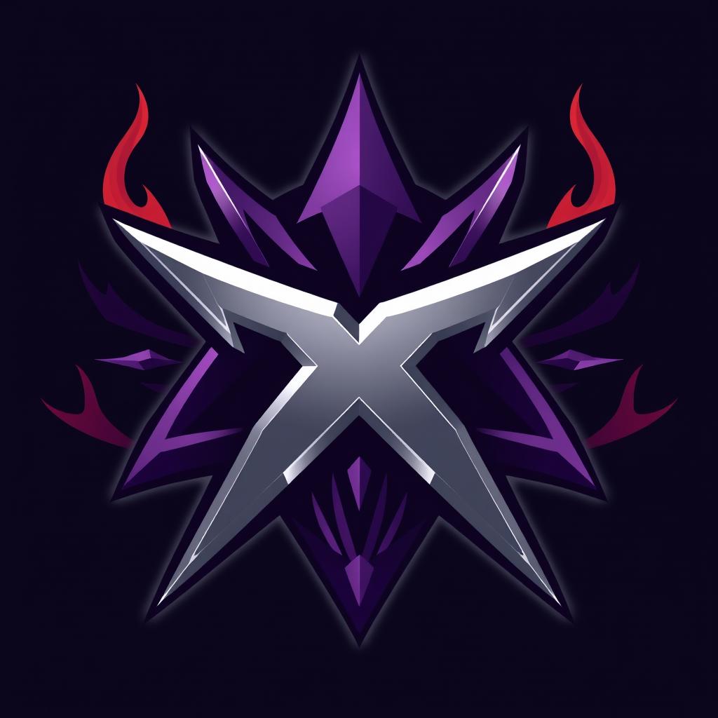 A striking logo design for a gaming clan featuring the initials 'XL'