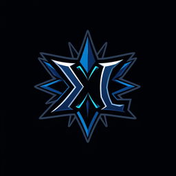 An eye-catching logo design for a gaming clan featuring the initials 'XL'