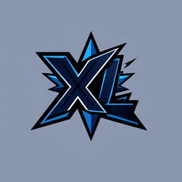 An eye-catching logo design for a gaming clan featuring the initials 'XL'