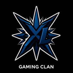 An eye-catching logo design for a gaming clan featuring the initials 'XL'