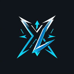 A bold and dynamic logo design for a gaming clan featuring the initials 'XL'