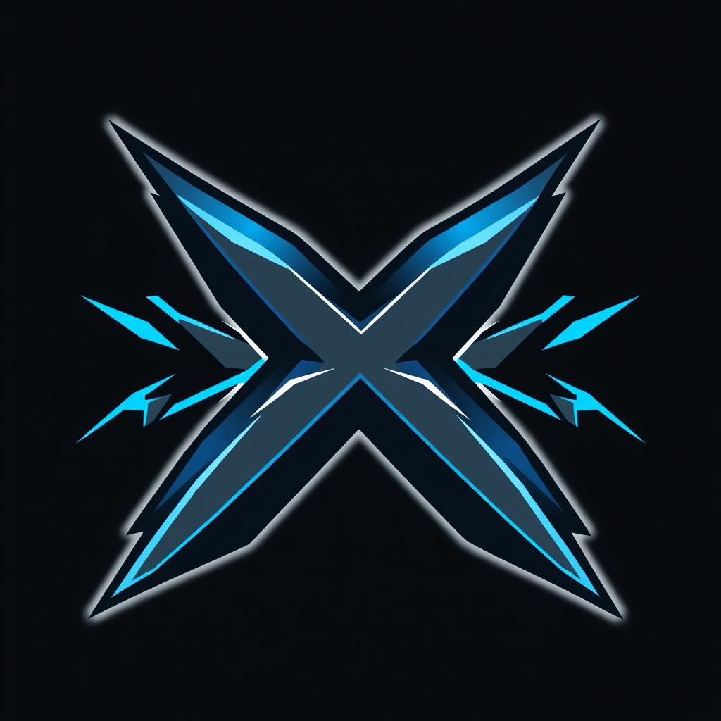 A bold and dynamic logo design for a gaming clan featuring the initials 'XL'