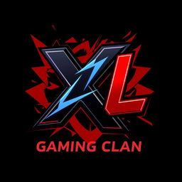 A captivating logo design for a gaming clan with the initials 'XL'