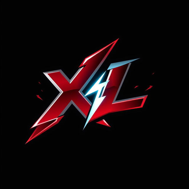 A captivating logo design for a gaming clan with the initials 'XL'