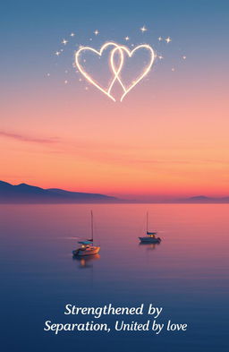 A breathtaking illustration capturing the essence of love that transcends distance