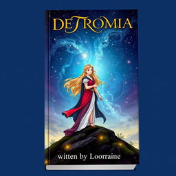 A beautiful book cover for 'DETROMIA' written by Lorraine, capturing the essence of a fantasy romance