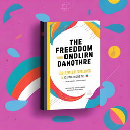 A high-quality digital art book cover for "The Freedom Manifesto: Your Guide to Thriving as a Digital Nomad" by Digital Billionaire