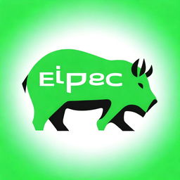 An impressive digital art image of an emblematic crest, featuring a futuristic boar and the text 'EPIC' integrated into the design