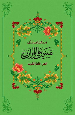 A book cover design for a Persian poetry collection titled 'Golshan-e Shakiba' (The Garden of Patience) in traditional Iranian style