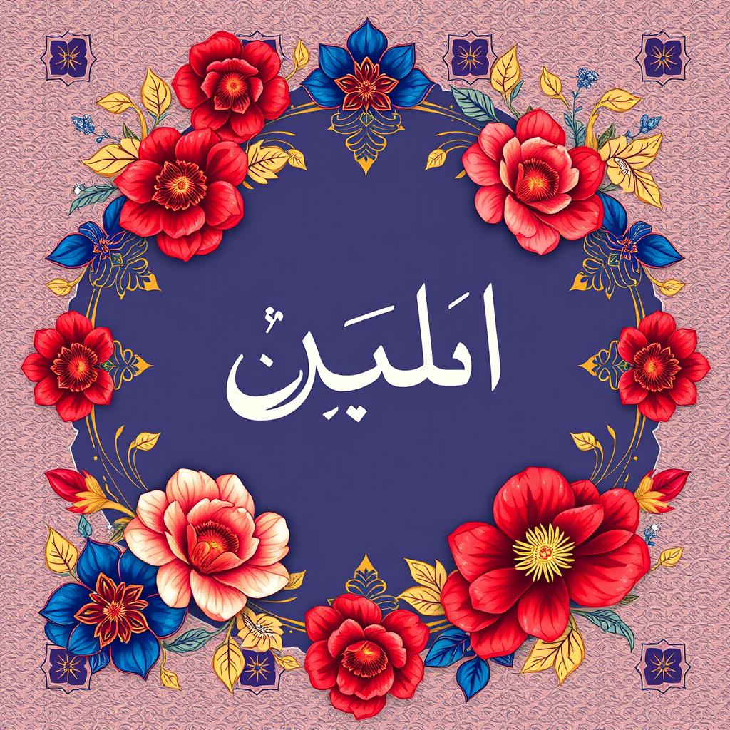 A beautiful and elegant greeting card designed for celebratory occasions, featuring intricate floral patterns and golden accents