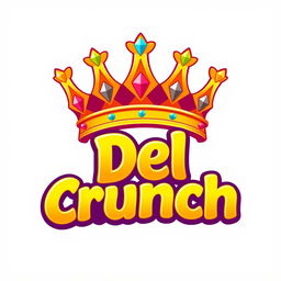 A logo featuring a regal crown prominently displayed at the top, symbolizing the 'King of Crunch'