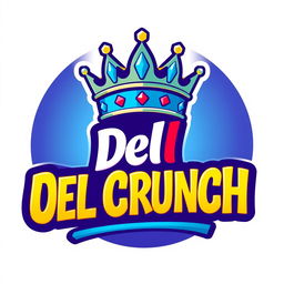 A logo featuring a regal crown prominently displayed at the top, symbolizing the 'King of Crunch'