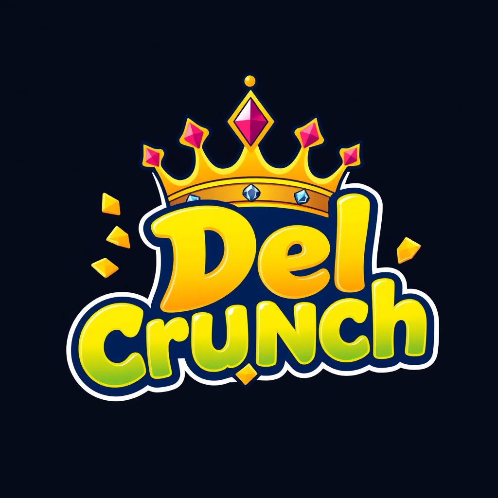 A logo featuring a regal crown prominently displayed at the top, symbolizing the 'King of Crunch'
