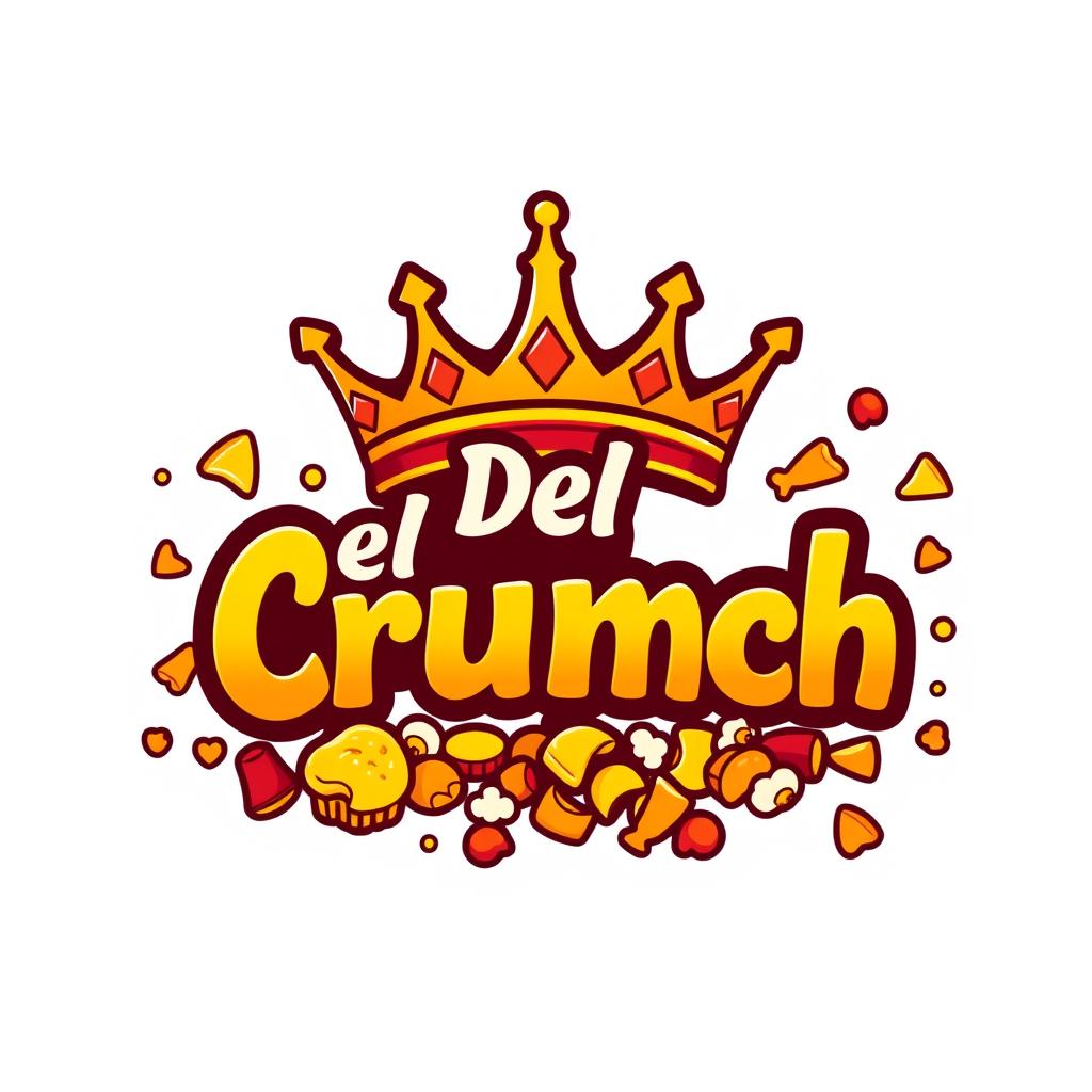 Unleash the King of Crunch: Logo Design