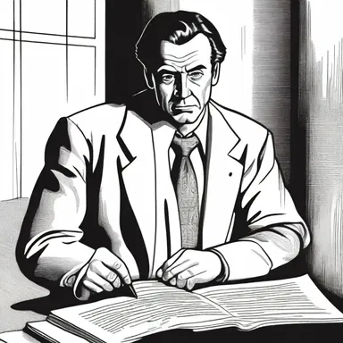 In the classic novel, the main character had to defend himself against false accusations of murder.
