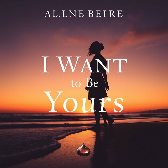 A book cover design for a novel titled 'I Want to Be Yours'