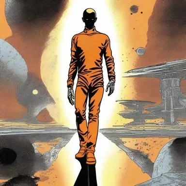 In the science fiction novel, the protagonist is accused of being a spy from another planet.
