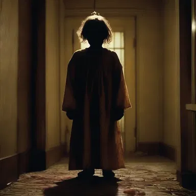 In the horror movie, the main character is accused of being possessed by an evil spirit.