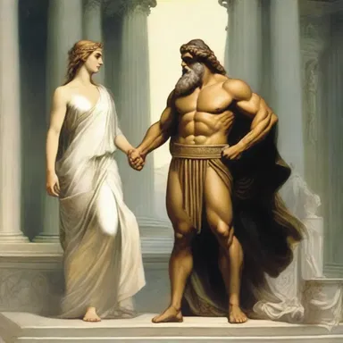 In Greek mythology, Hera accuses Zeus of infidelity and confronts him with her accusations.