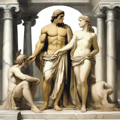 In Greek mythology, Hera accuses Zeus of infidelity and confronts him with her accusations.