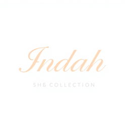 A sleek and modern logo design for a shoe company named 'Indah Shoes Collection'