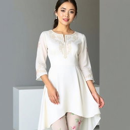 A modern women's barong design, inspired by a traditional dress