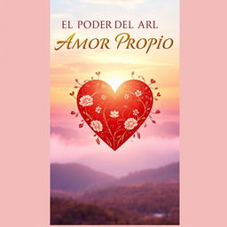 Book cover design for 'EL PODER DEL AMOR PROPIO' featuring a harmonious and inspiring theme