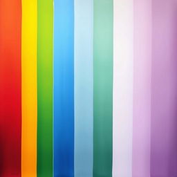 A beautifully colored image depicting an artistic piece where the colors are arranged by column