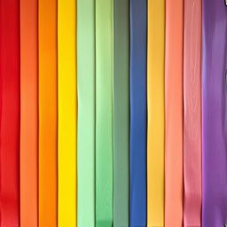 A beautifully colored image depicting an artistic piece where the colors are arranged by column