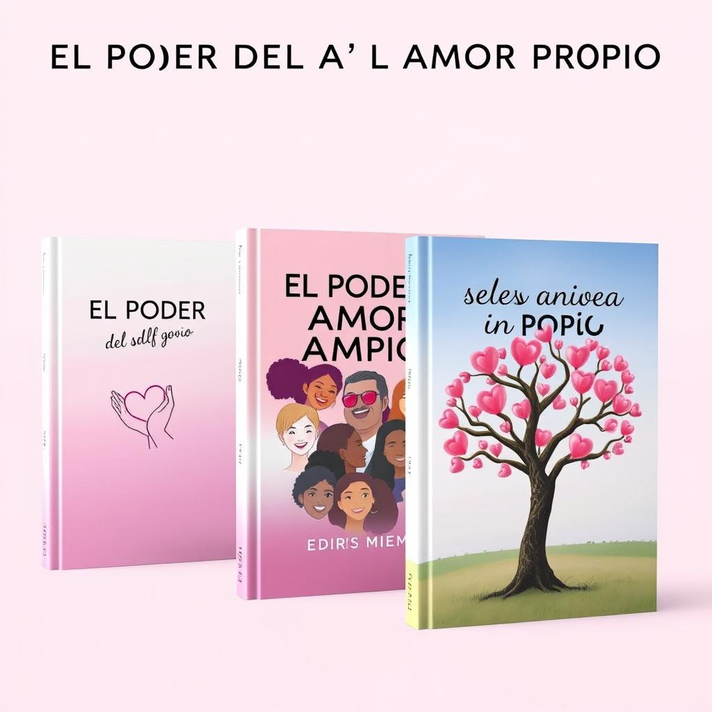 EL PODER DEL AMOR PROPIO - Book Cover Designs