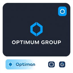 Design a unique and minimalist logo for 'Optimum Group'