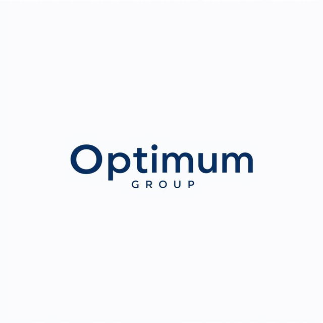 Design a unique and minimalist logo for 'Optimum Group'