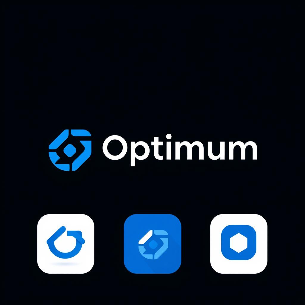 Design a unique and minimalist logo for 'Optimum Group'