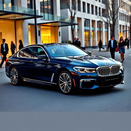 A stunning and elegant BMW Series 9, showcasing its sleek design and luxurious features