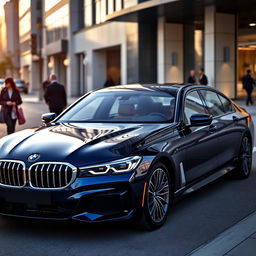 A stunning and elegant BMW Series 9, showcasing its sleek design and luxurious features