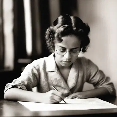 She was accustomed to studying history after dinner every night.