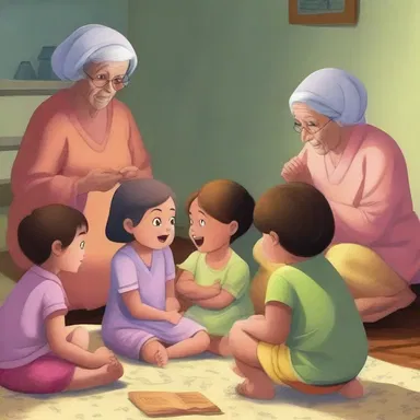 The children were accustomed to hearing their grandmother tell stories from mythology before bedtime.