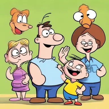 The characters in the cartoon show are accustomed to getting into hilarious misadventures.