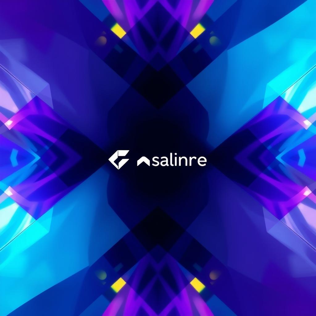 A visually striking profile picture for a Facebook page, featuring a vibrant and modern design