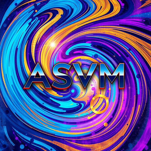 A vibrant and captivating cover photo for an album titled 'ASVM'