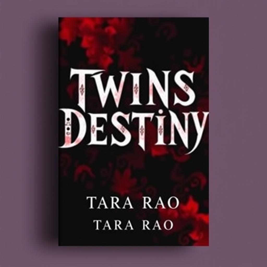 A book cover for 'Twins Destiny' by Tara Rao