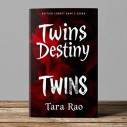 A book cover for 'Twins Destiny' by Tara Rao