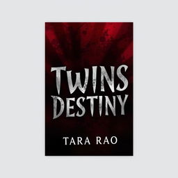 A book cover for 'Twins Destiny' by Tara Rao