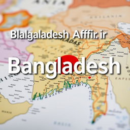 A professional and visually engaging image featuring the text 'Bangladesh Affairs' prominently displayed at the top