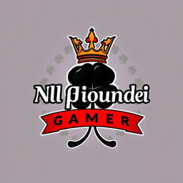 A digital logo for a Facebook ID featuring the username 'Nepi Vai gamer'