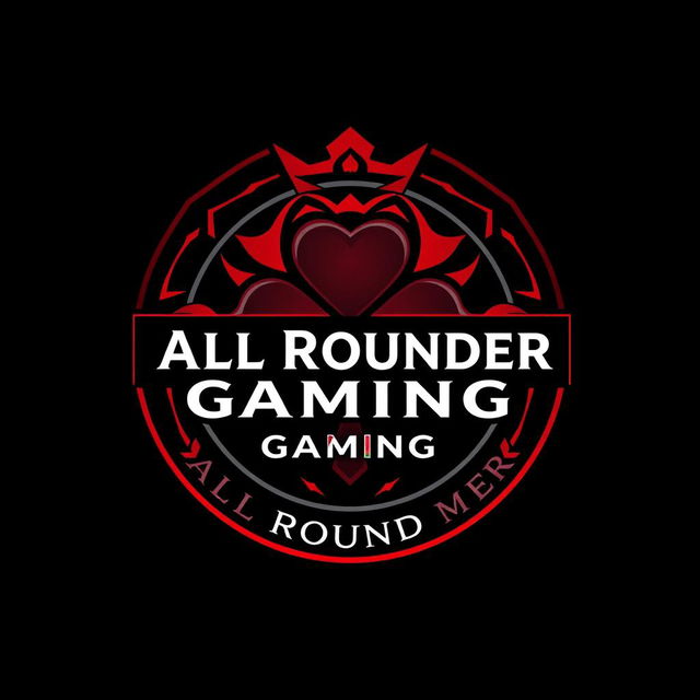 A digital logo for a Facebook ID with the username "Nepi Vai gamer", designed specifically for the gaming brand "All Rounder Gaming"