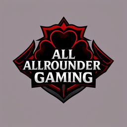 A digital logo for a Facebook ID with the username "Nepi Vai gamer", designed specifically for the gaming brand "All Rounder Gaming"