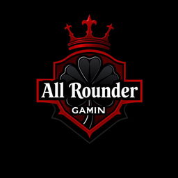 A digital logo for a Facebook ID with the username "Nepi Vai gamer", designed specifically for the gaming brand "All Rounder Gaming"